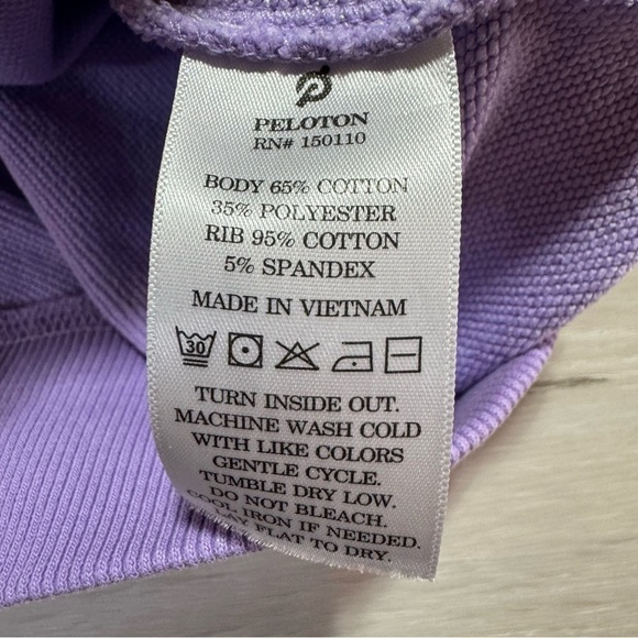 Peloton Sport Pullover,  Lavender, Size XL - Picture 3 of 8